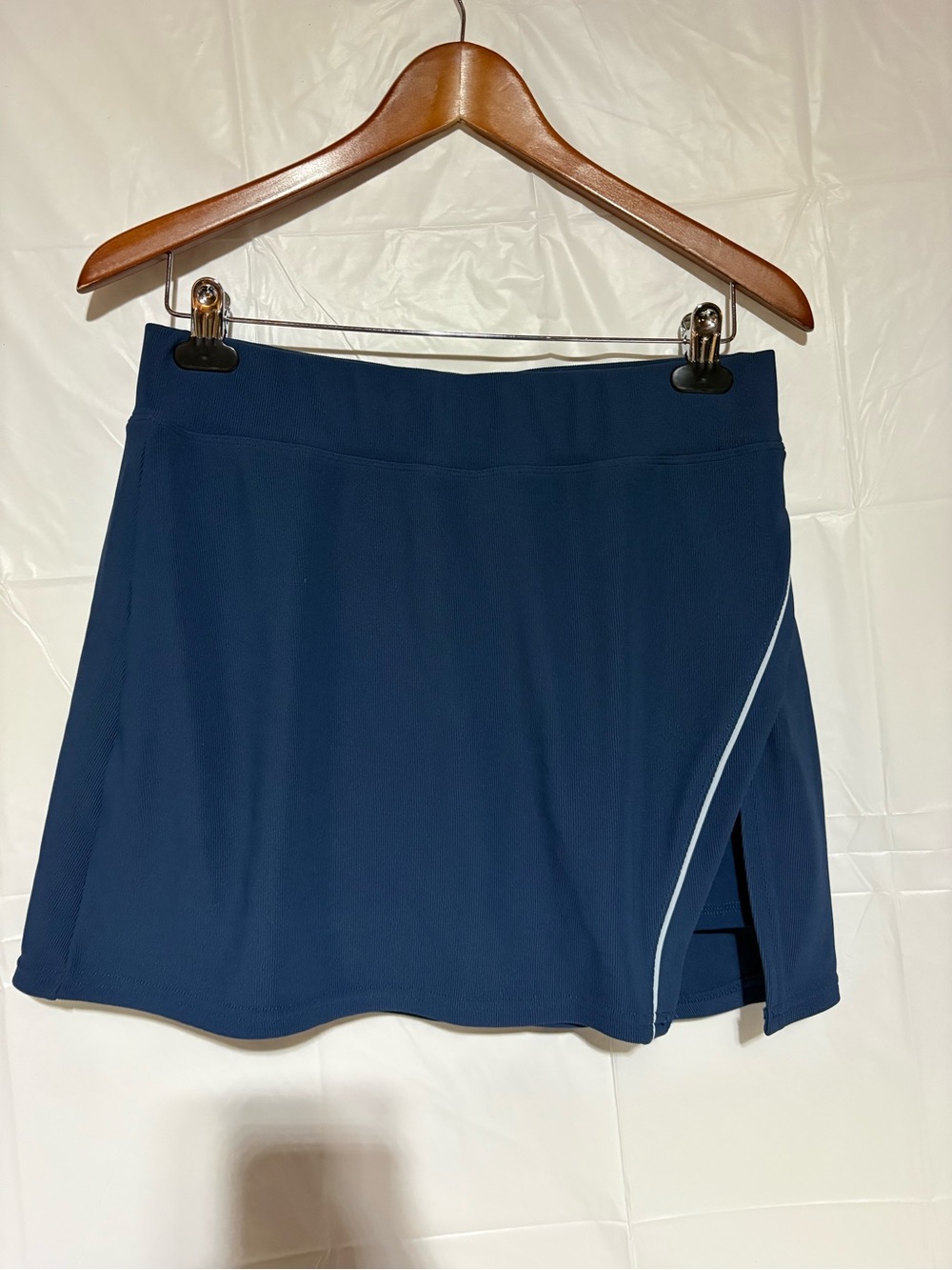 Move Theology Navy Women's Athletic Skort with Side Slit